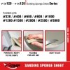 MIRAGE 100123 SANDING SPONGE SHEET #800 (gąbka ścierna) 